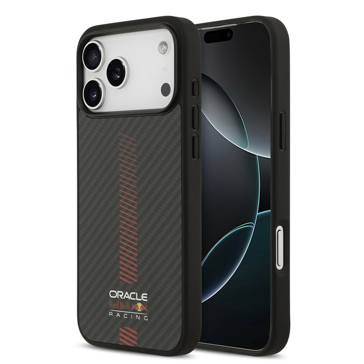Red Bull Racing iPhone 17 Pro Max Backcover hoesje - Magsafe - Kevlar - Powerbar - Grijs-Hoesjes-Ilumina Benelux