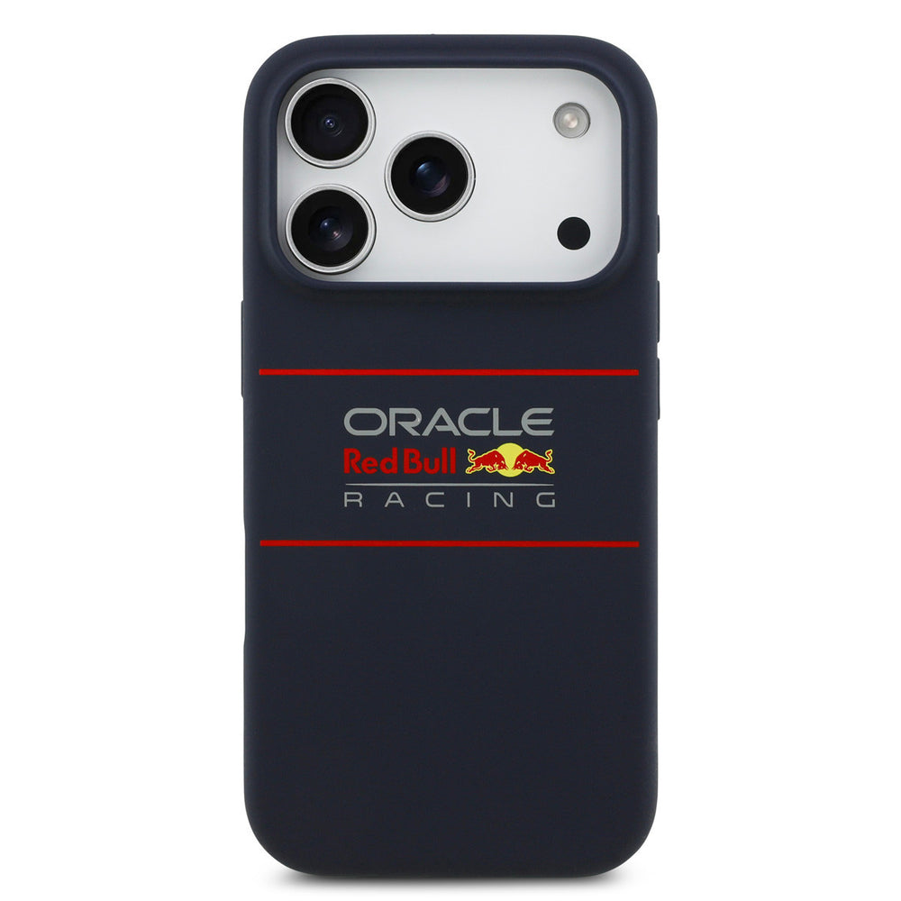 Red Bull Racing iPhone 17 Pro Max Backcover hoesje - Magsafe - Liquid Silicon - Horizontal Logo - Navy-Hoesjes-Ilumina Benelux