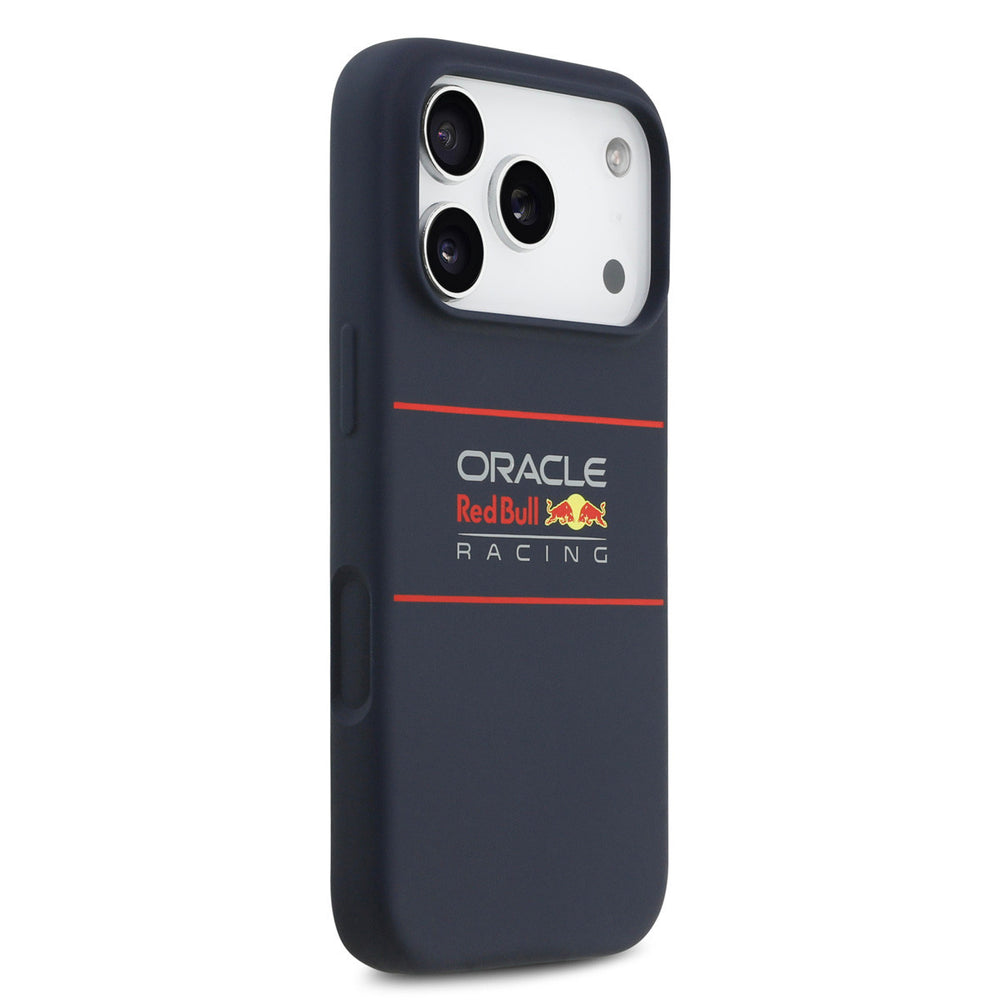 Red Bull Racing iPhone 17 Pro Max Backcover hoesje - Magsafe - Liquid Silicon - Horizontal Logo - Navy-Hoesjes-Ilumina Benelux