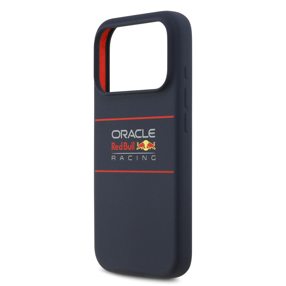 Red Bull Racing iPhone 17 Pro Max Backcover hoesje - Magsafe - Liquid Silicon - Horizontal Logo - Navy-Hoesjes-Ilumina Benelux