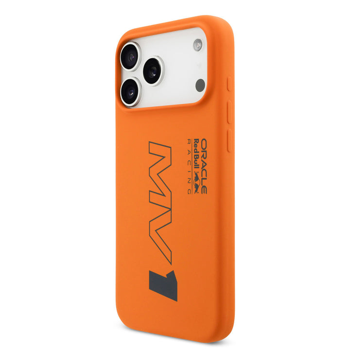 Red Bull Racing iPhone 17 Pro Max Backcover hoesje - Magsafe - Liquid Silicone - MV1 - Oranje-Hoesjes-Ilumina Benelux