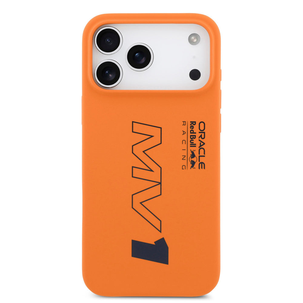 Red Bull Racing iPhone 17 Pro Max Backcover hoesje - Magsafe - Liquid Silicone - MV1 - Oranje-Hoesjes-Ilumina Benelux