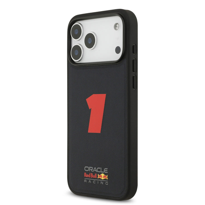 Red Bull Racing iPhone 17 Pro Max Backcover hoesje - Magsafe - Meshed - 3D Rubber Number 1 - Navy-Hoesjes-Ilumina Benelux