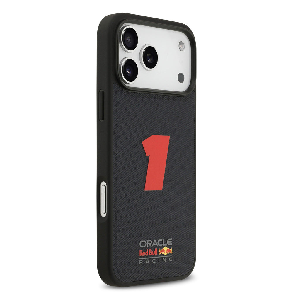 Red Bull Racing iPhone 17 Pro Max Backcover hoesje - Magsafe - Meshed - 3D Rubber Number 1 - Navy-Hoesjes-Ilumina Benelux