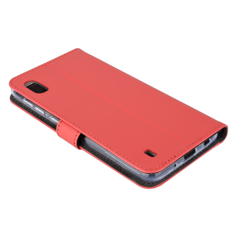 Rood hoesje Samsung Galaxy A10 (2019) Book Case - Pasjeshouder - Magneetsluiting (A105F)-Hoesjes-Ilumina Benelux