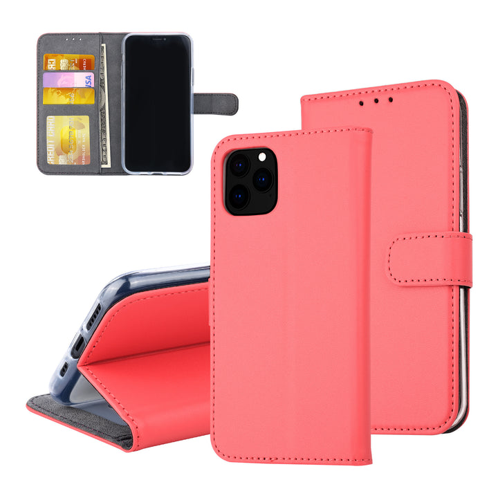 Rood hoesje iPhone 11 Pro - Book Case - Pasjeshouder - Magneetsluiting-Hoesjes-Ilumina Benelux