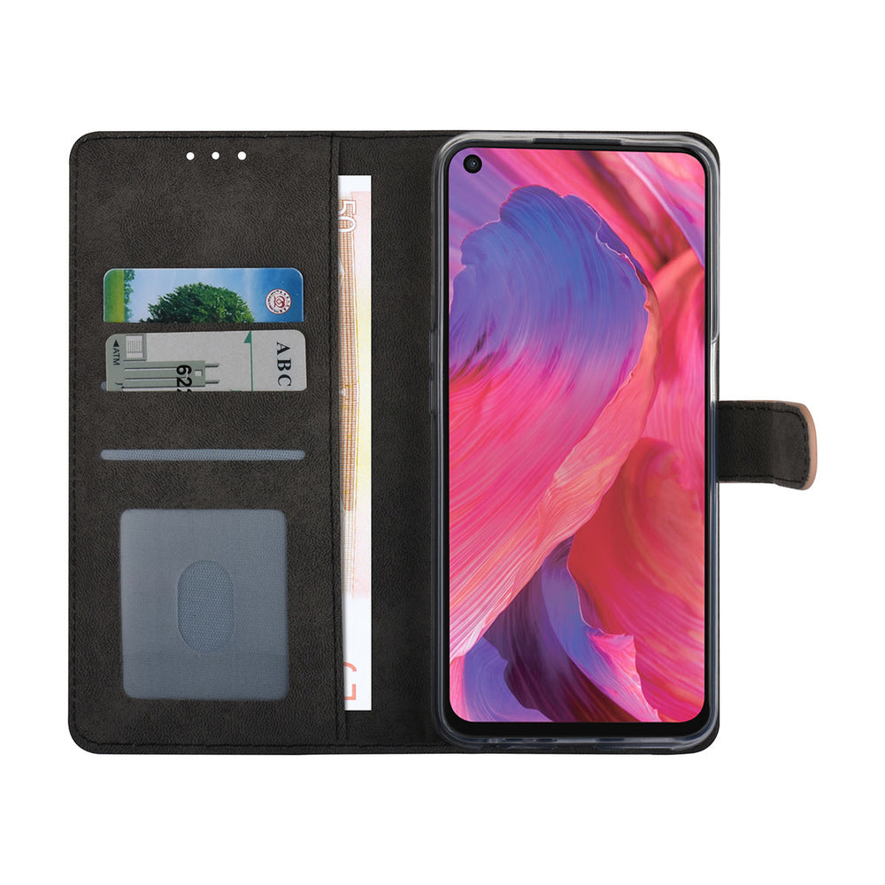 Rose Gold hoesje voor Oppo A54 5G & Oppo A74 5G - Book Case - Pasjeshouder - Magneetsluiting-Hoesjes-Ilumina Benelux