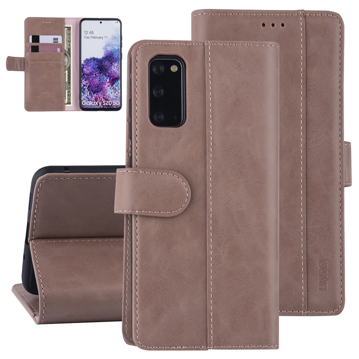 Roze hoesje Samsung Galaxy S20 - Book Case - PU leather-Hoesjes-Ilumina Benelux