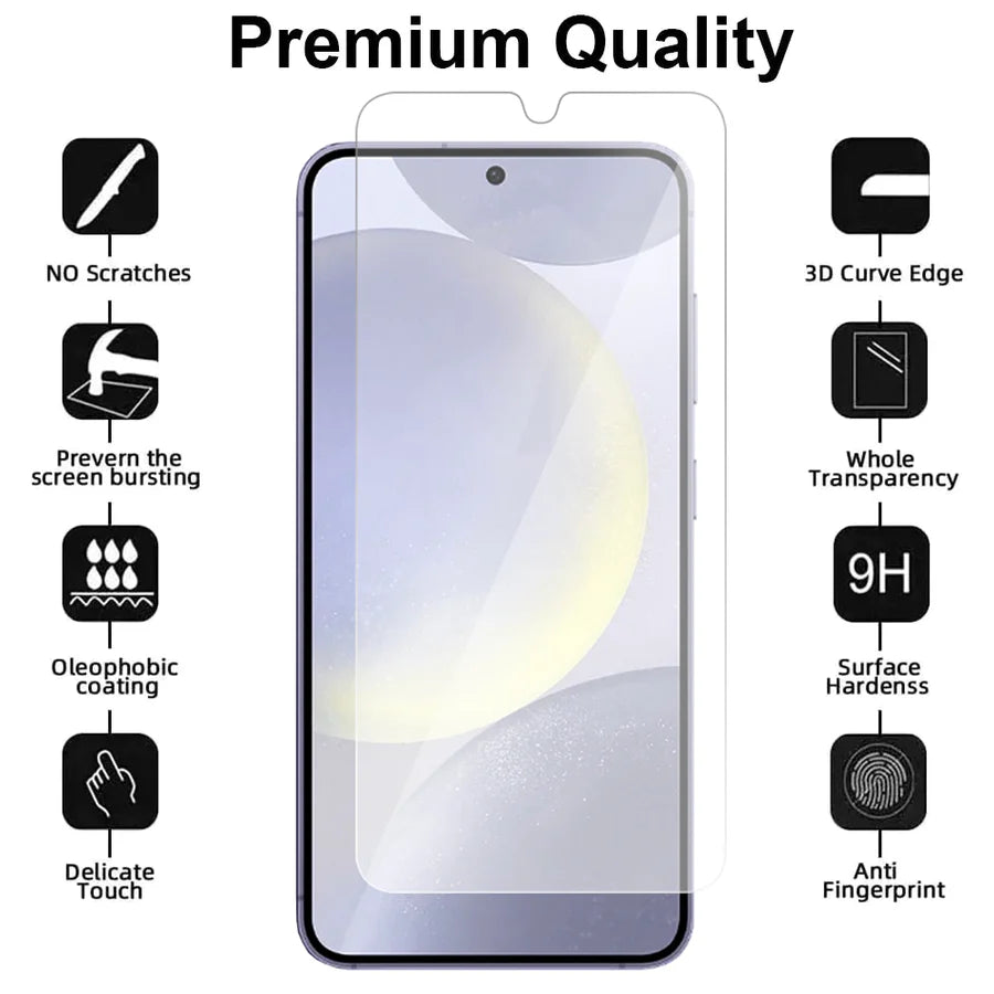 Samsung Galaxy S24 Screenprotector Gehard 9H – Anti-kras – 1-Pack-Ilumina Benelux