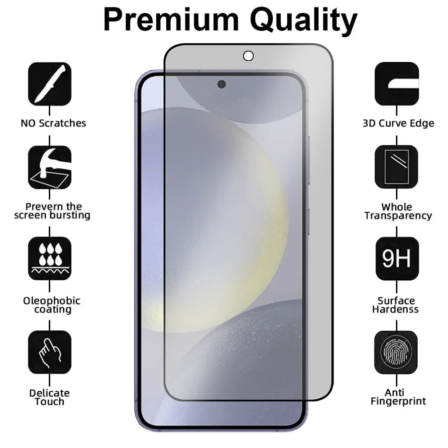 Samsung Galaxy S24 Screenprotector Privacy - Tempered Glas - 1-Pack-Ilumina Benelux