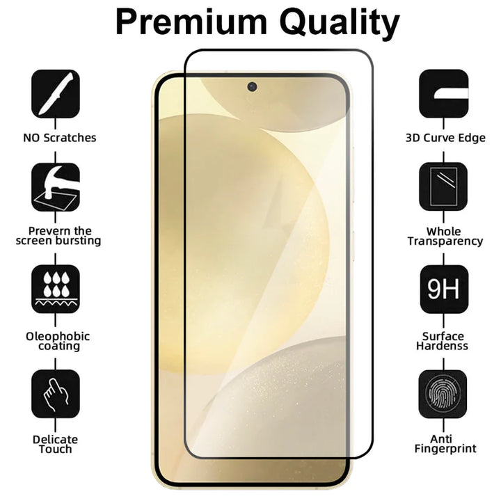 Samsung Galaxy S24 Plus Screenprotector Full Cover - Gehard 9H-Ilumina Benelux