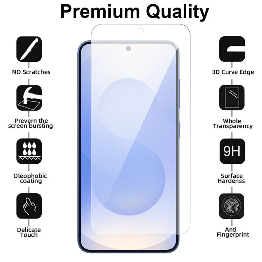 Samsung Galaxy S25 Screenprotector Gehard 9H – Anti-kras – 1-Pack-Ilumina Benelux