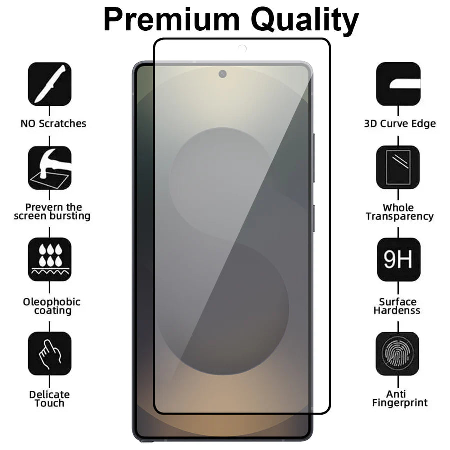 Samsung Galaxy S25 Ultra Screenprotector Full Cover Screenprotector Gehard 9H – 1-Pack-Ilumina Benelux
