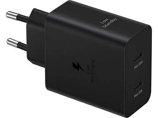 Samsung EP-T5020XBEGEU 50W Power Adapter DUO - Type-C Cable - Zwart-Oplader-Ilumina Benelux
