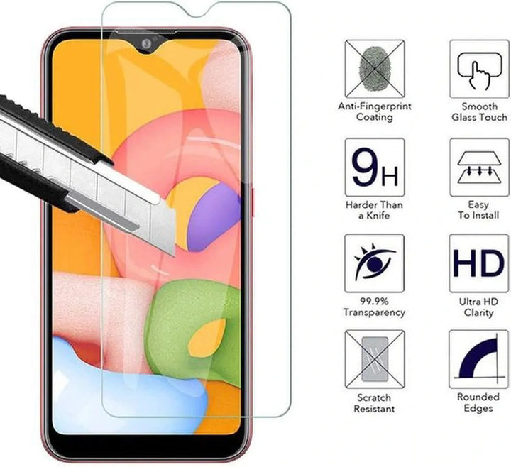 Samsung Galaxy A01 Core Screenprotector Gehard 9H – Anti-kras – 1-Pack-Ilumina Benelux