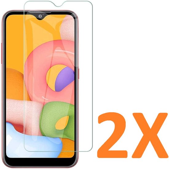 Samsung Galaxy A01 Core Screenprotector Gehard 9H – Anti-kras – 2-Pack-Ilumina Benelux