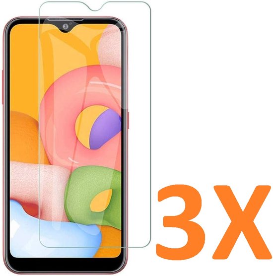 Samsung Galaxy A01 Core Screenprotector Gehard 9H – Anti-kras – 3-Pack-Ilumina Benelux