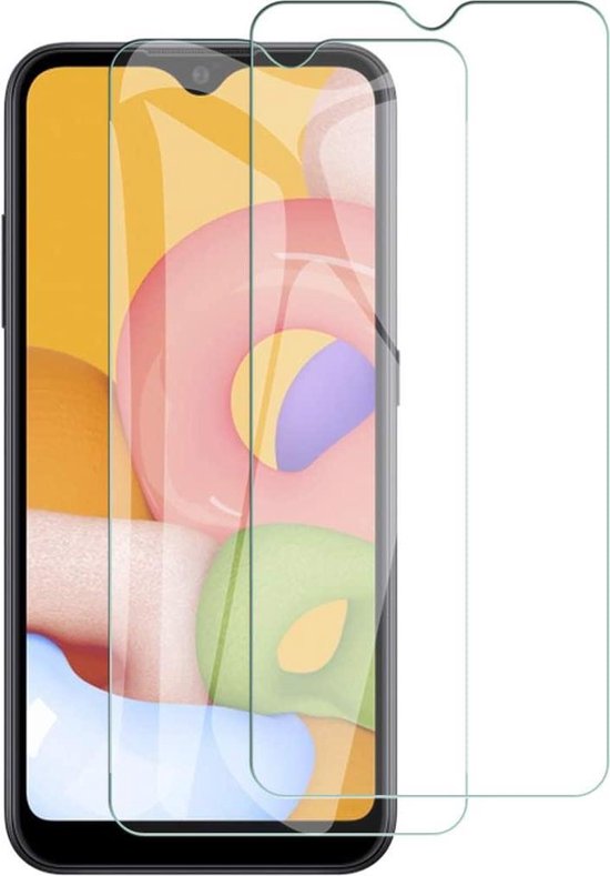 Samsung Galaxy A01 Screenprotector Gehard 9H – Anti-kras – 2-Pack-Ilumina Benelux