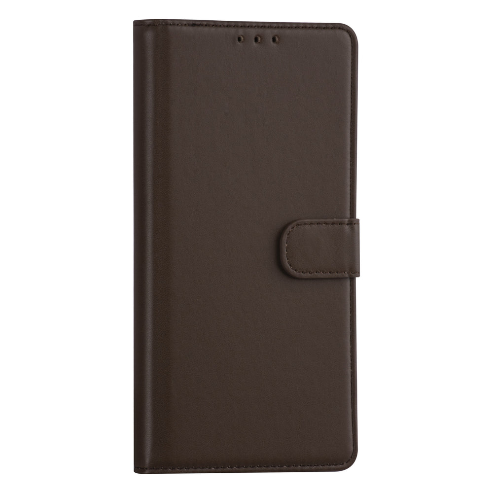 Samsung Galaxy A02s Booktype hoesje - Bruin - Pasjeshouder - Magneetsluiting-Hoesjes-Ilumina Benelux
