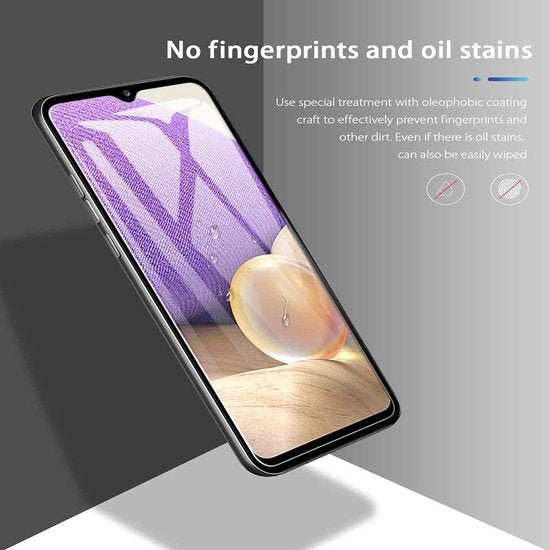 Samsung Galaxy A02s Screenprotector Full Cover Screenprotector Gehard 9H – 2-Pack-Ilumina Benelux
