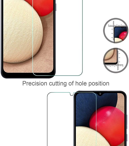 Samsung Galaxy A02s Screenprotector Gehard 9H – Anti-kras – 3-Pack-Ilumina Benelux