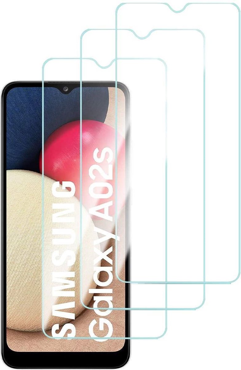 Samsung Galaxy A02s Screenprotector Gehard 9H – Anti-kras – 3-Pack-Ilumina Benelux