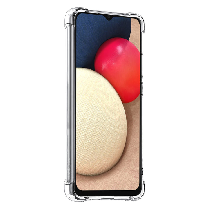 Samsung Galaxy A02s TPU Backcover - Transparant - Antishock-Hoesjes-Ilumina Benelux