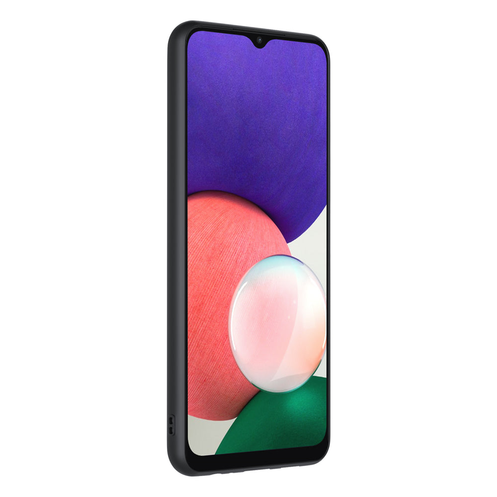 Samsung Galaxy A02s TPU Backcover - Zwart-Hoesjes-Ilumina Benelux