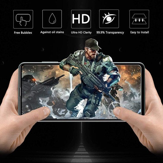 Samsung Galaxy A02s/A03s Screenprotector Gehard 9H Screenprotector Full Cover – 5-Pack-Ilumina Benelux