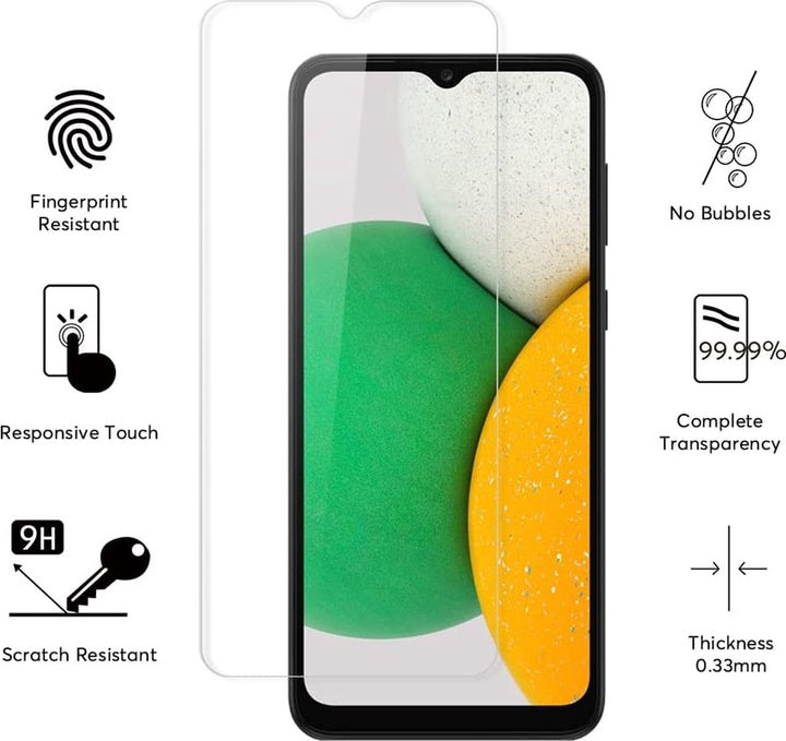 Samsung Galaxy A03 Core Screenprotector Gehard 9H – Anti-kras – 3-Pack-Ilumina Benelux