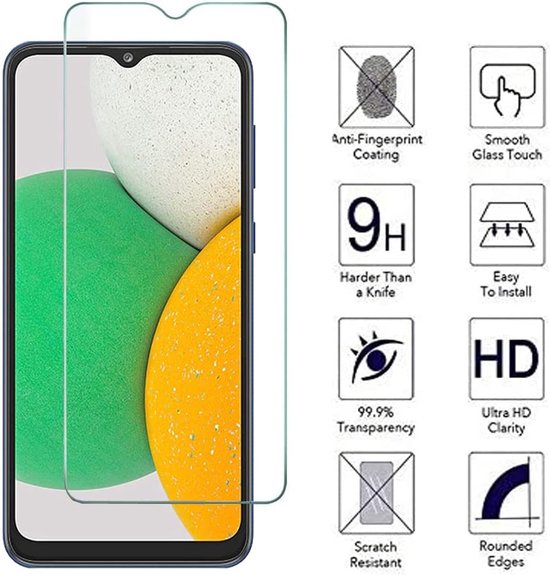 Samsung Galaxy A03 Core Screenprotector Gehard 9H – Anti-kras – 3-Pack-Ilumina Benelux