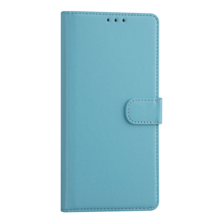 Samsung Galaxy A03s Booktype hoesje - LichtBlauw - Pasjeshouder - Magneetsluiting-Hoesjes-Ilumina Benelux