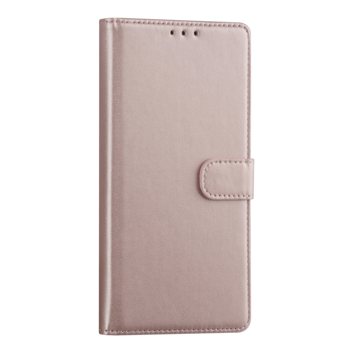 Samsung Galaxy A03s Booktype hoesje - Rose Gold - Pasjeshouder - Magneetsluiting-Hoesjes-Ilumina Benelux