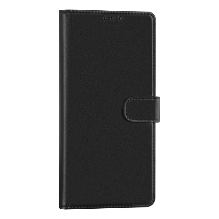 Samsung Galaxy A03s Booktype hoesje - Zwart - Pasjeshouder - Magneetsluiting-Hoesjes-Ilumina Benelux
