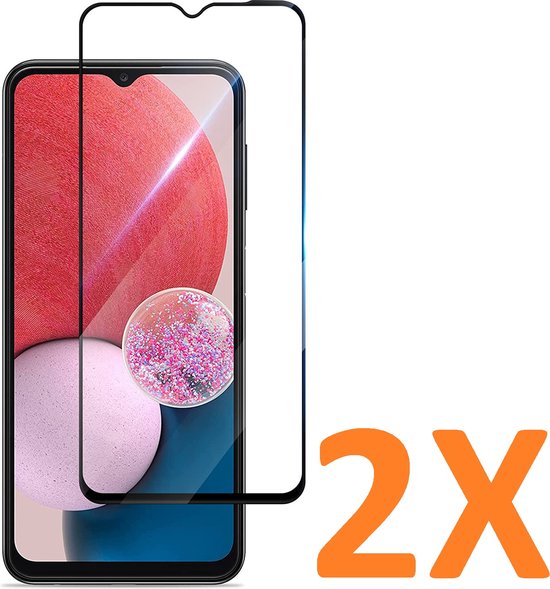 Samsung Galaxy A03s Screenprotector Full Cover Gehard Glas 9H – Anti-Kras – 2-Pack-Ilumina Benelux