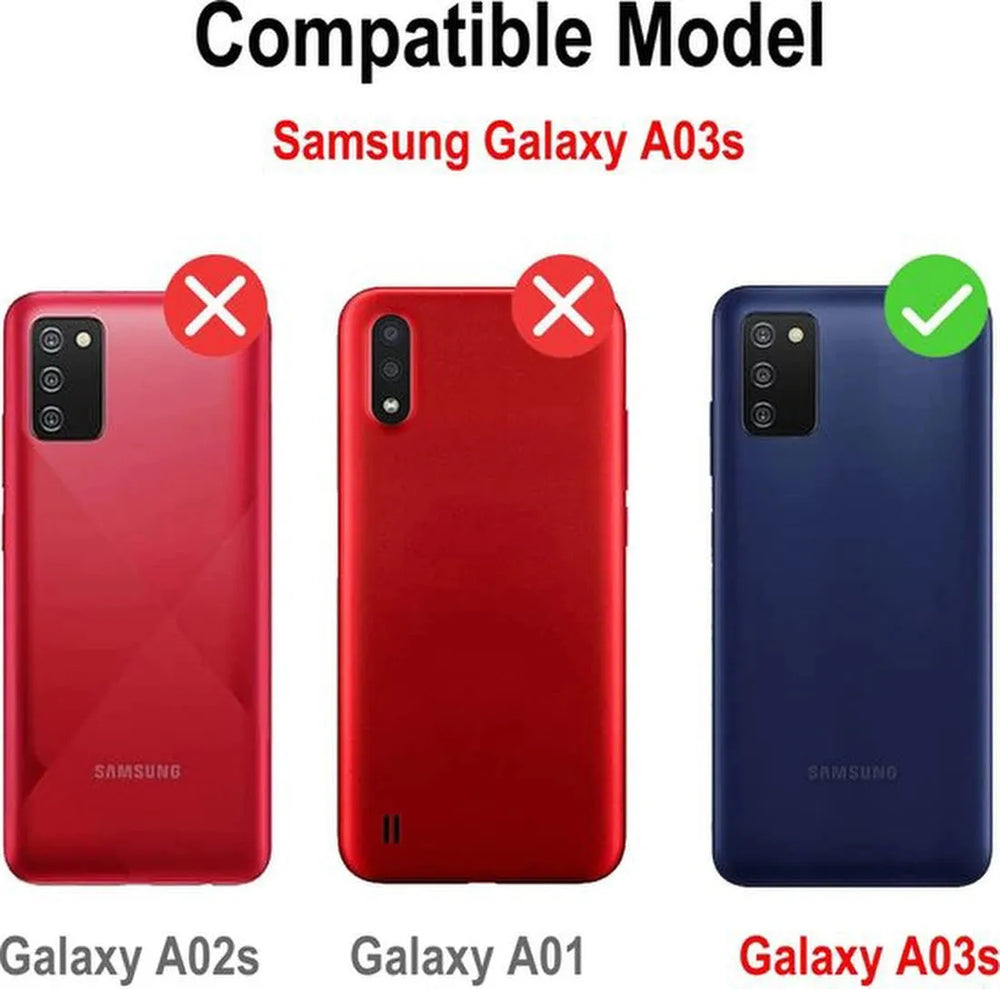 Samsung Galaxy A03s Screenprotector Gehard 9H – Anti-kras – 2-Pack-Ilumina Benelux