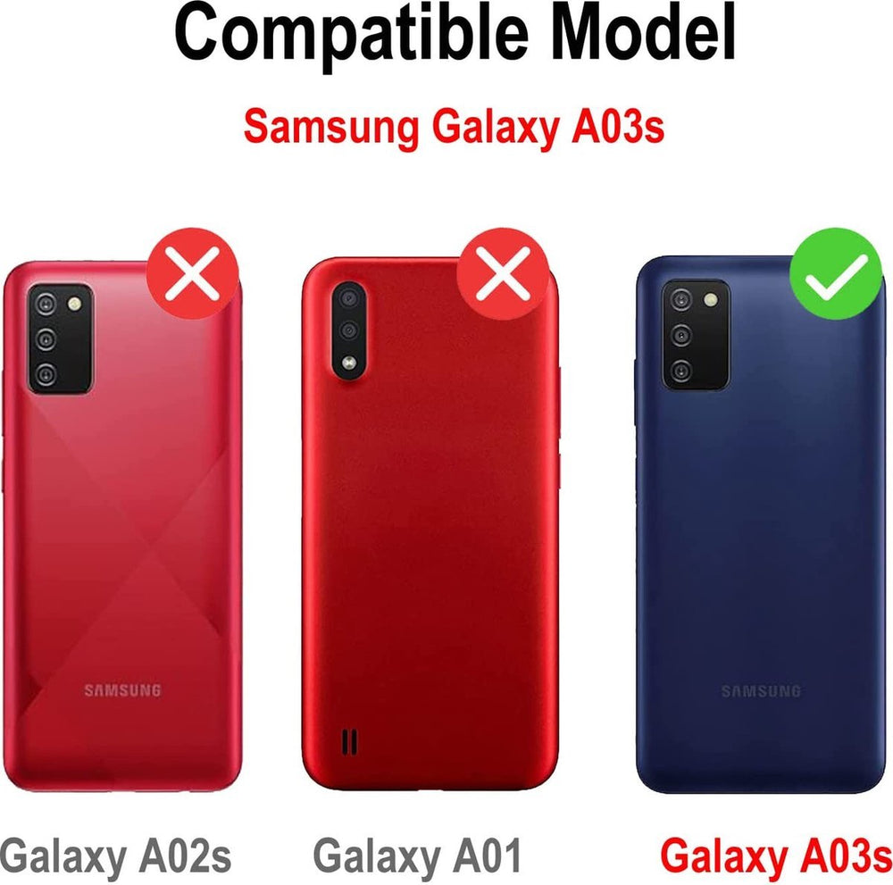 Samsung Galaxy A03s Screenprotector Gehard 9H – Anti-kras – 5-Pack-Ilumina Benelux