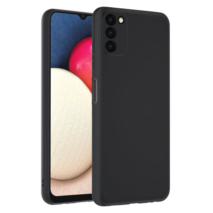Samsung Galaxy A03s TPU Backcover - Zwart-Hoesjes-Ilumina Benelux