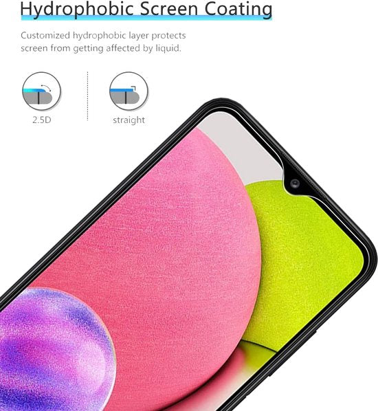 Samsung Galaxy A04/A03s Screenprotector Gehard 9H – Anti-kras – 1-Pack-Ilumina Benelux