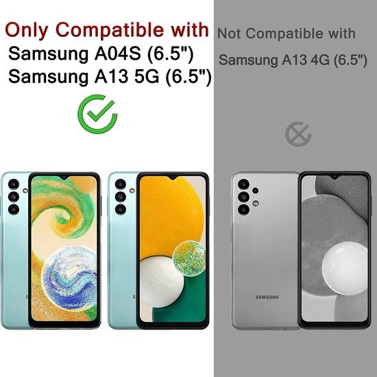 Samsung Galaxy A04S / A13 5G Screenprotector Gehard 9H – Anti-kras – Tempered Glas – 3-Pack-Ilumina Benelux