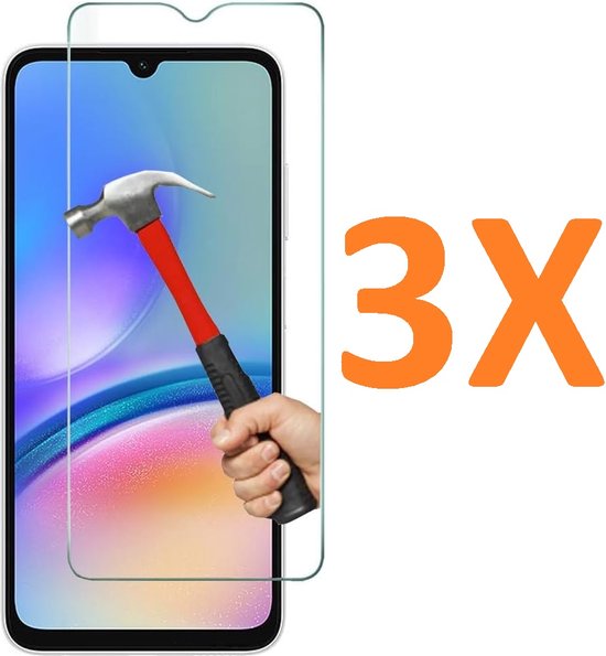 Samsung Galaxy A05/A05S Screenprotector Gehard 9H – Anti Kras – 3-Pack-Ilumina Benelux