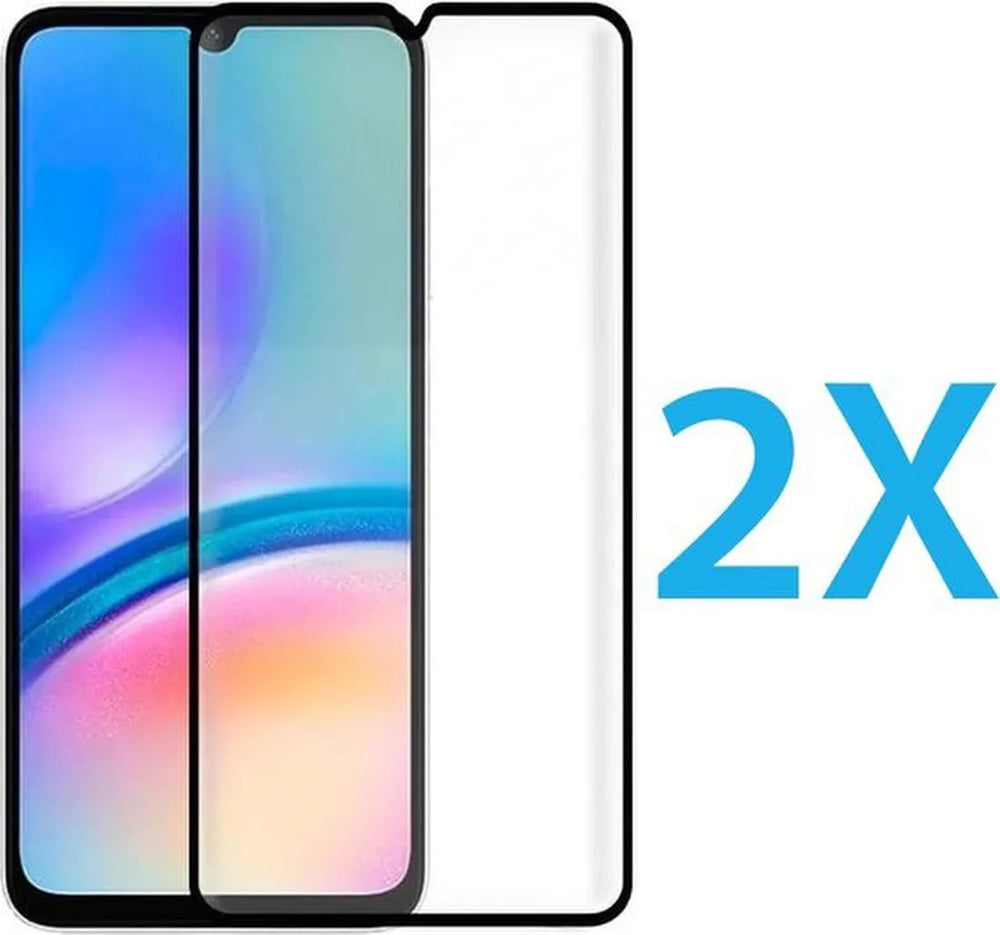 Samsung Galaxy A05S Screenprotector Full Cover – 9H Gehard Glas – 2-Pack-Ilumina Benelux