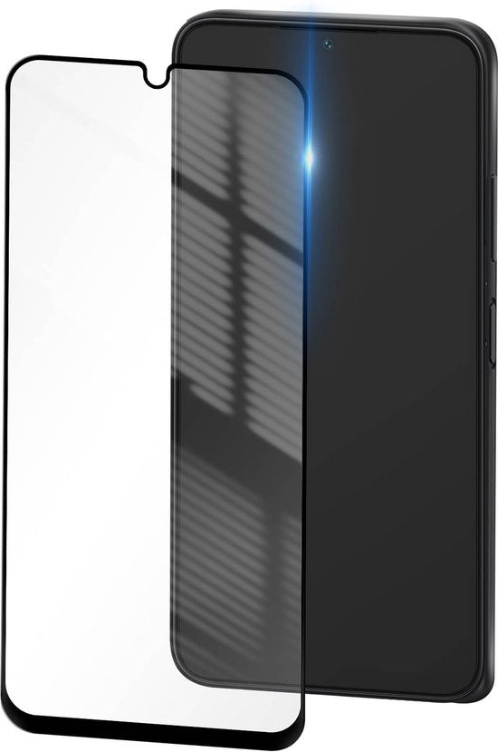Samsung Galaxy A05s Screenprotector Full Cover Screenprotector Gehard 9H – Volledige hechting – Tempered Glas Zwart-Ilumina Benelux