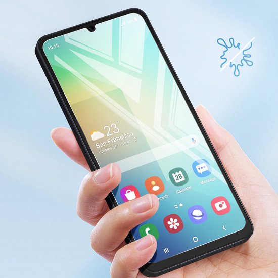Samsung Galaxy A06 Screenprotector Gehard 9H – Anti-kras – Tempered Glas – 1-Pack-Ilumina Benelux