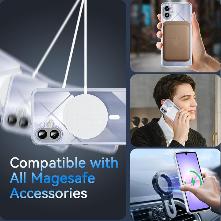 Samsung Galaxy A07 Hoesje – Transparant MagSafe Case Slim & Schokbestendig-Ilumina Benelux