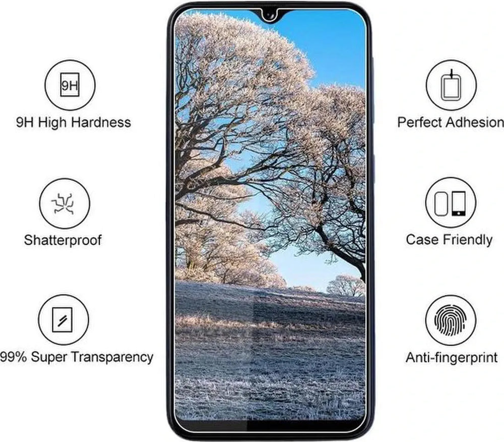 Samsung Galaxy A10 Screenprotector Gehard 9H – Anti-kras – 3-Pack-Ilumina Benelux
