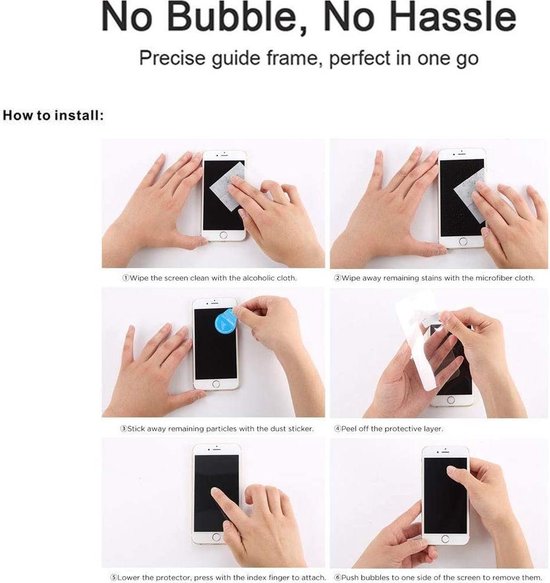 Samsung Galaxy A10 Screenprotector Gehard 9H – Anti-kras – Tempered Glas – 1-Pack-Ilumina Benelux