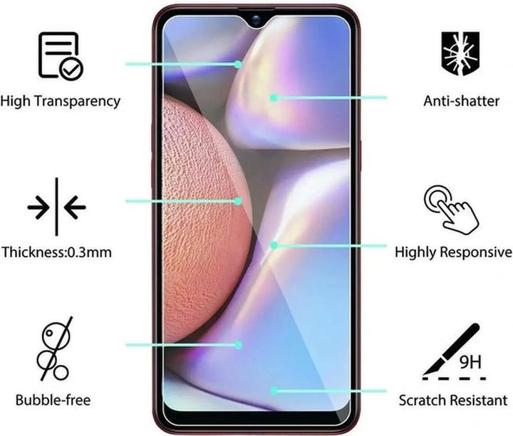 Samsung Galaxy A10S Screenprotector Gehard 9H – Anti-kras – 1-Pack-Ilumina Benelux