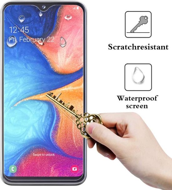 Samsung Galaxy A10e Screenprotector Gehard 9H – Anti-kras – Tempered Glas – 2-Pack-Ilumina Benelux