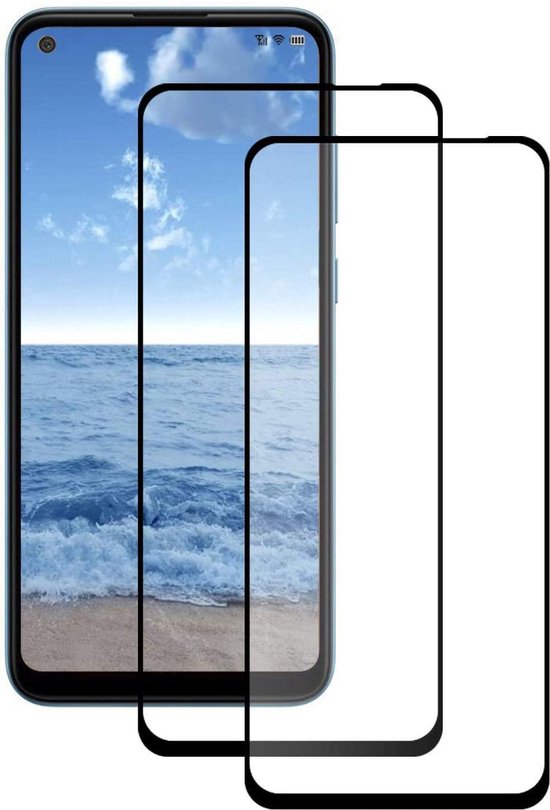 Samsung Galaxy A11 Screenprotector Full Cover Screenprotector Gehard 9H – 2-Pack-Ilumina Benelux